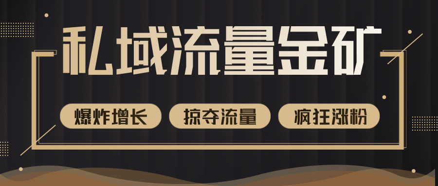 价值2200元私域流量的金矿，循环获取各大媒体精准流量，无限复制网红的精准流量！ - 阿伟资源库-阿伟资源库