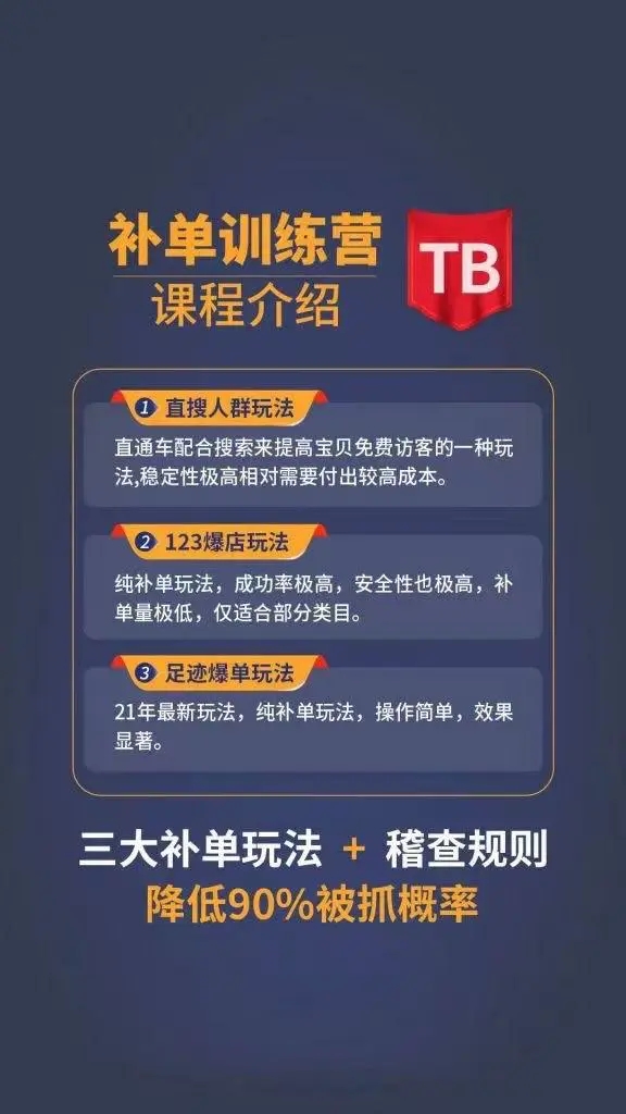 数据蛇淘宝2021最新三大补单玩法+稽查规则，降低90%被抓概率 - 阿伟资源库-阿伟资源库