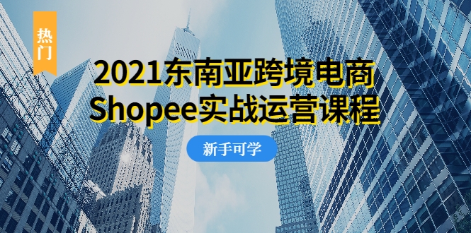 2021东南亚跨境电商Shopee实战运营课程，0基础、0经验、0投资的副业项目 - 阿伟资源库-阿伟资源库