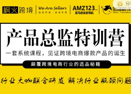 枫火跨境·产品总监特训营，行业大咖联合研发解决行业瓶颈问题 - 阿伟资源库-阿伟资源库