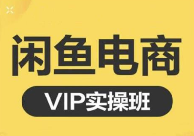鱼客·闲鱼电商零基础入门到进阶VIP实战课程，帮助你掌握闲鱼电商所需的各项技能 - 阿伟资源库-阿伟资源库