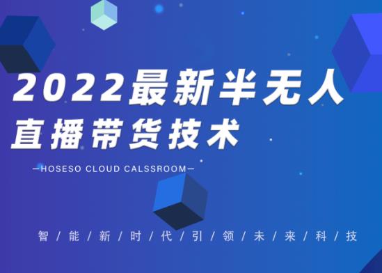 禾兴社·2022最新抖音半无人直播带货技术及卡直播广场玩法，价值699元 - 阿伟资源库-阿伟资源库