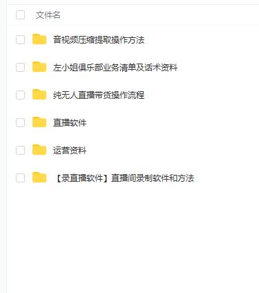 左小姐-直播带货俱乐部十三行、无人直播，全套教程附：工具、文档、话术资料 - 阿伟资源库-阿伟资源库