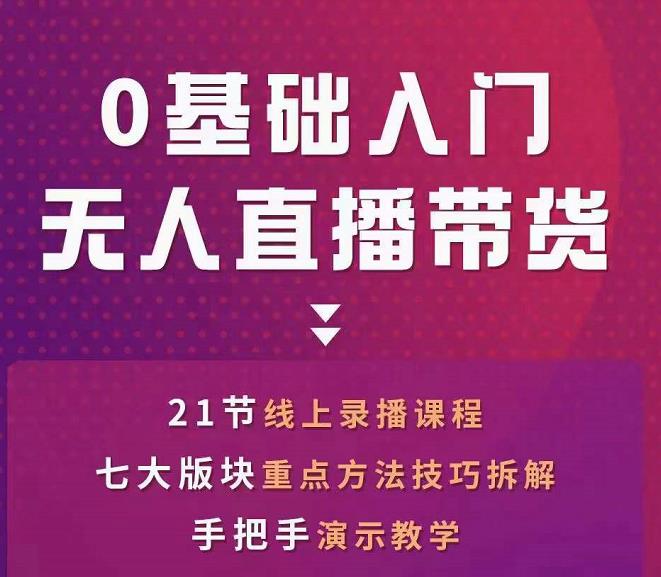 网红叫兽-抖音无人直播带货，一个人就可以搞定的直播带货实战课 - 阿伟资源库-阿伟资源库