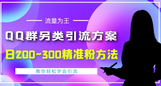 价值888的QQ群另类引流方案，半自动操作日200~300精准粉方法【视频教程】 - 阿伟资源库-阿伟资源库