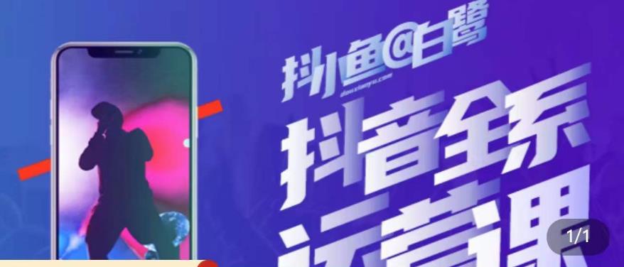 白鹭·主播内训营，运营主播话术起号进阶能力提升 - 阿伟资源库-阿伟资源库