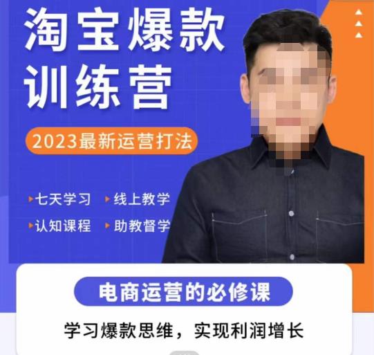 爱上黄昏·淘宝爆款训练营，2023最新运营打法，学习爆款思维，实现利润增长 - 阿伟资源库-阿伟资源库