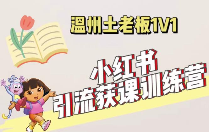 小红书1对1引流获客训练营：账号、内容、引流、成交（价值3999元） - 阿伟资源库-阿伟资源库