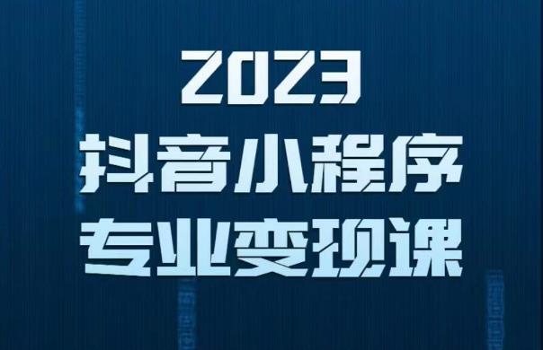 2023年抖音小程序变现保姆级教程，0粉丝新号，无需实名，3天起号，第1条视频就有收入 - 阿伟资源库-阿伟资源库