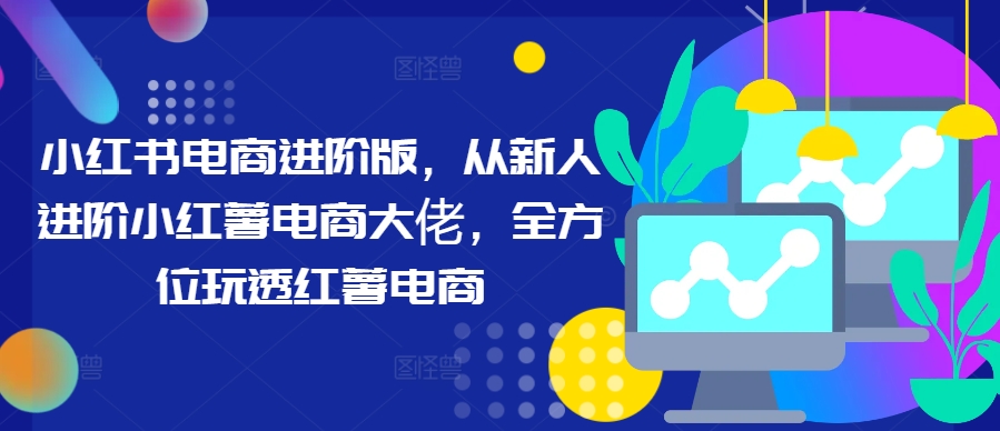 小红书电商进阶版，从新人进阶小红薯电商大佬，全方位玩透红薯电商 - 阿伟资源库-阿伟资源库