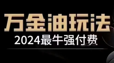 2024最牛强付费，万金油强付费玩法，干货满满，全程实操起飞（更新12月） - 阿伟资源库-阿伟资源库