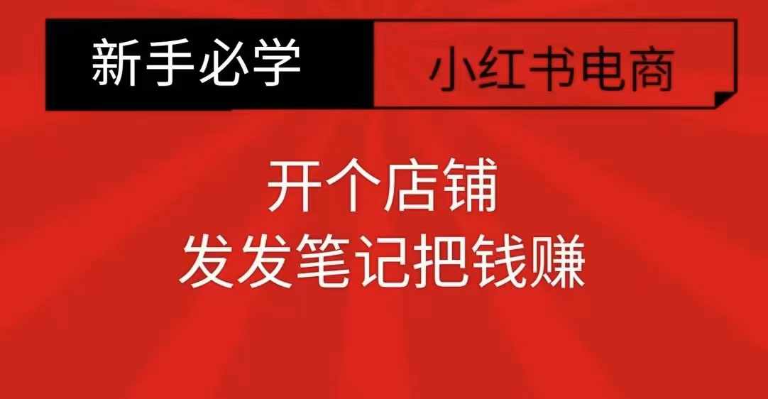 小红书零食共创【新手易上手】开个店铺，发发笔记把钱赚 - 阿伟资源库-阿伟资源库