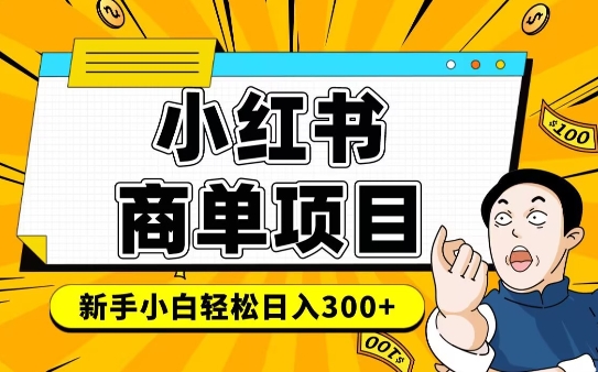 小红书千粉商单，稳定快速变现项目，实现月入6-8k并不是很难 - 阿伟资源库-阿伟资源库