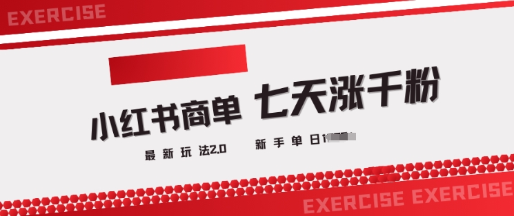 小红书商单2.0最新玩法，3天涨千粉单日变现多张 - 阿伟资源库-阿伟资源库