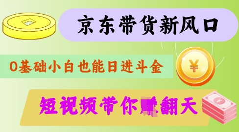 最新京东短视频带货代运营秘籍，轻松躺挣【揭秘】 - 阿伟资源库-阿伟资源库